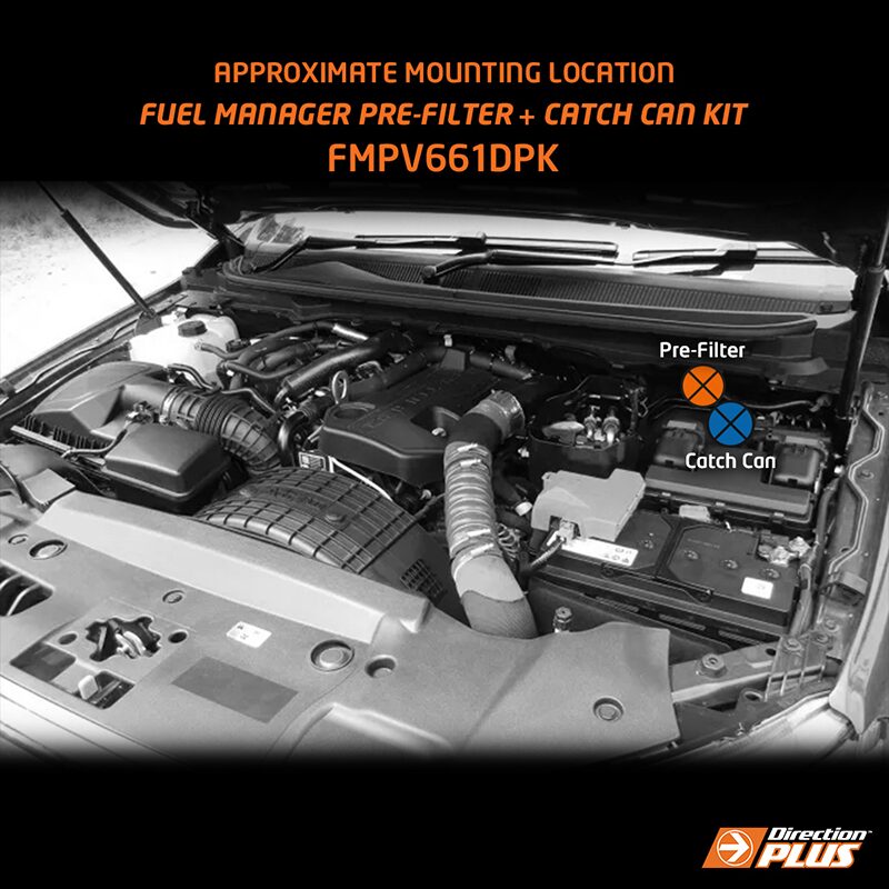 Fuel Manager Pre-Filter + Catch Can Kit RANGER / EVEREST / BT-50 (FMPV661DPK)