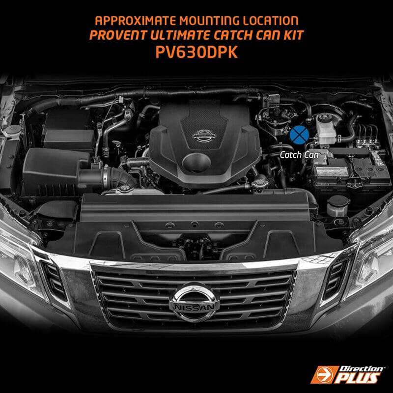 ProVent Ultimate Catch Can Kit NISSAN NAVARA NP300 (PV630DPK)