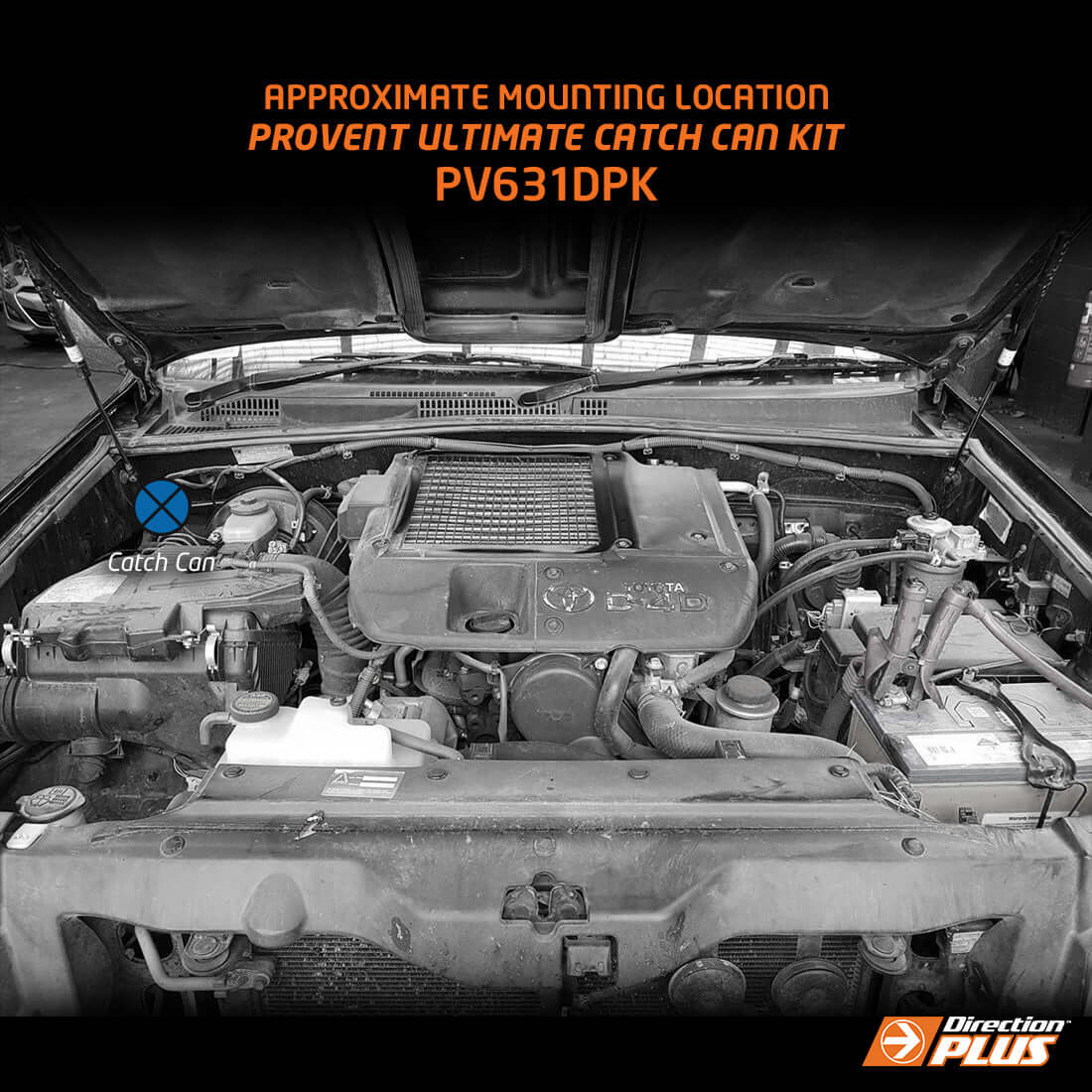 ProVent Ultimate Catch Can Kit TOYOTA PRADO 150 (PV631DPK)