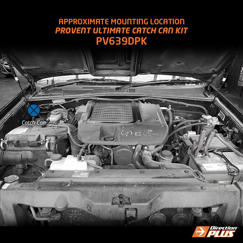 ProVent Ultimate Catch Can Kit TOYOTA PRADO 150/155 (PV639DPK)
