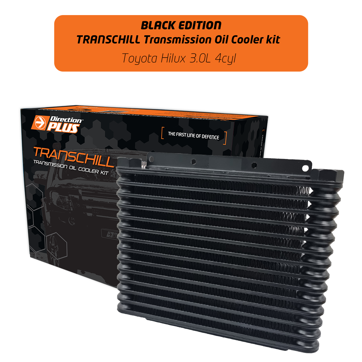 TransChill Arctic Black Transmission Cooler Kit for TOYOTA HILUX N70 (TCB612DPK)