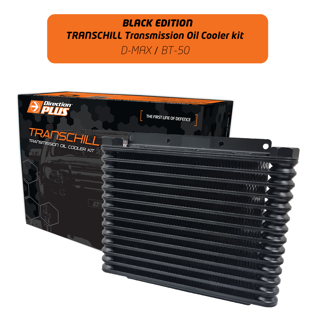 TransChill Arctic Black Transmission Cooler Kit for D-MAX & BT-50 (TCB645DPK)